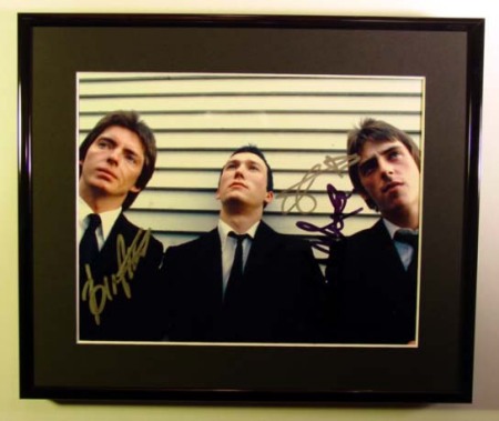 THE JAM/FRAMED SIGNED PHOTO/COA